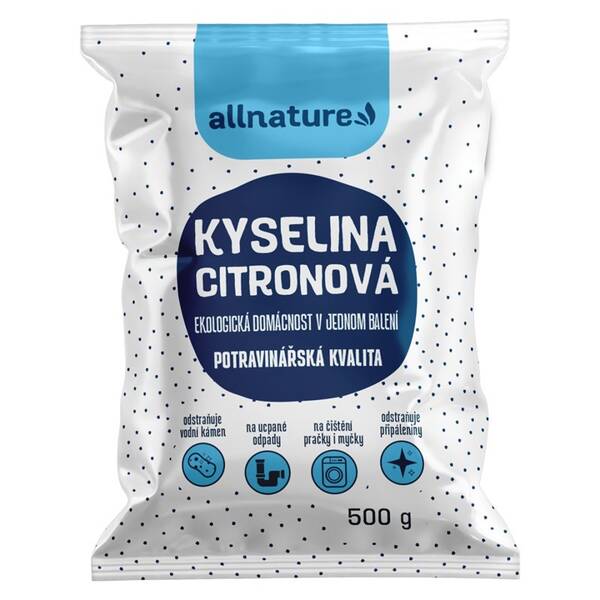 Čisticí prostředek Allnature Kys. Citron. 500g 
