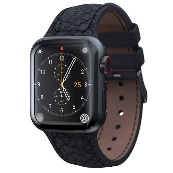 Řemínek Njord Vindur na Apple Watch 42/44/45/49mm šedá barva
