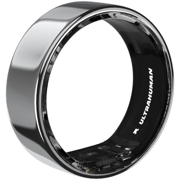 Chytrý prsten Ultrahuman Ring Air velikost 10 - Space Silver 
