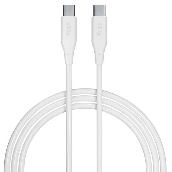 Kabel Allity AUC-02, 100W, USB-C/USB-C, 2m bílá barva
