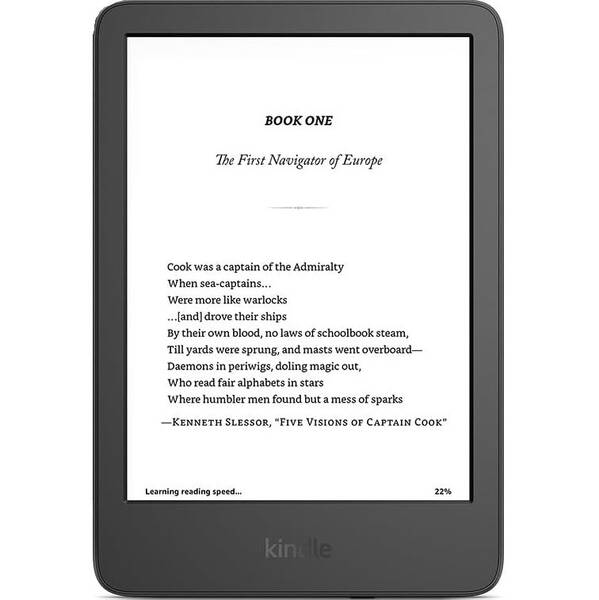 Čtečka e-knih Amazon Kindle 2024 16 GB - s reklamou černá barva
