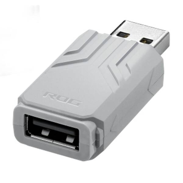 Adaptér USB Asus Polling Rate Booster bílá barva
