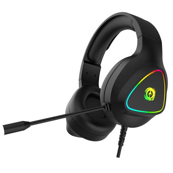 Headset Canyon Shadder GH-6, RGB podsvícení, USB + 3,5mm jack, 2m kabel černá barva
