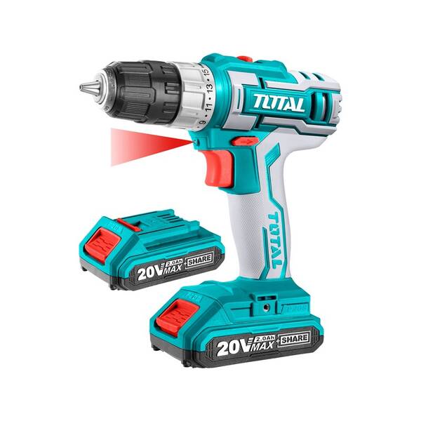 Aku vrtačka Total tools TDLI200215 20 V (s baterií) 
