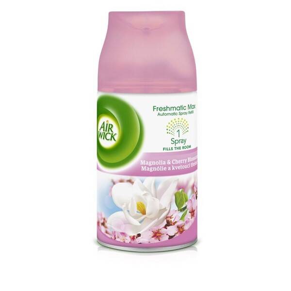 Osvěžovač vzduchu Air Wick FreshMatic, náplň, magnólie a třešeň, 250 ml 
