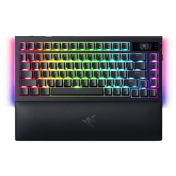 Klávesnice Razer BlackWidow V4 Pro 75%, US layout černá barva
