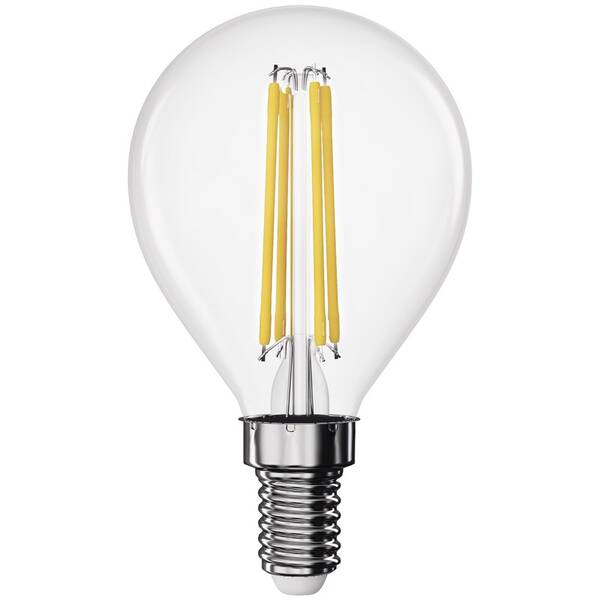 Žárovka LED EMOS Filament Mini Globe, 3,4 W, E14, teplá bílá 
