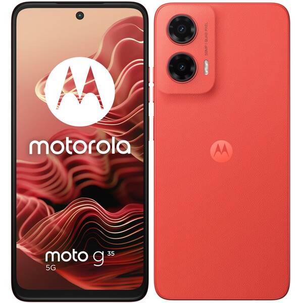 Mobilní telefon Motorola Moto G35 5G 4 GB / 256 GB červená barva
