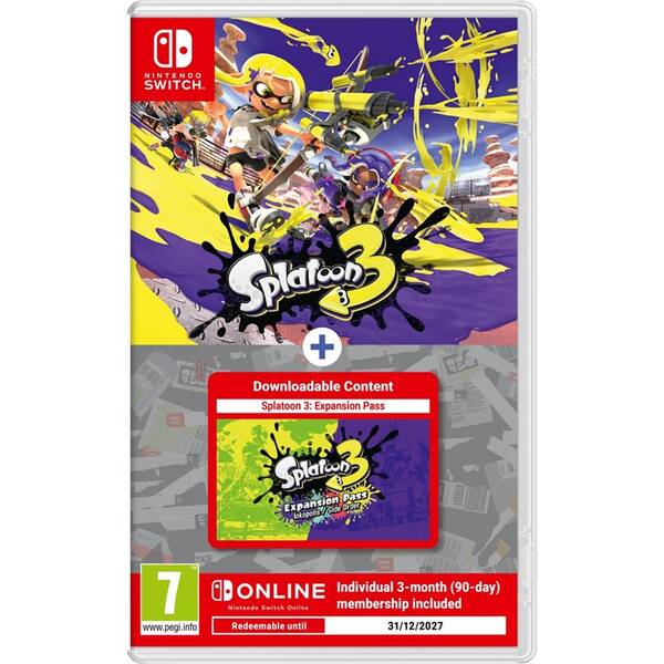 Hra Nintendo SWITCH Splatoon 3 + Season Pass + 3-month Nintendo Switch Online 
