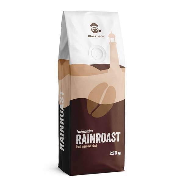 Káva zrnková Blackbean Rainroast 
