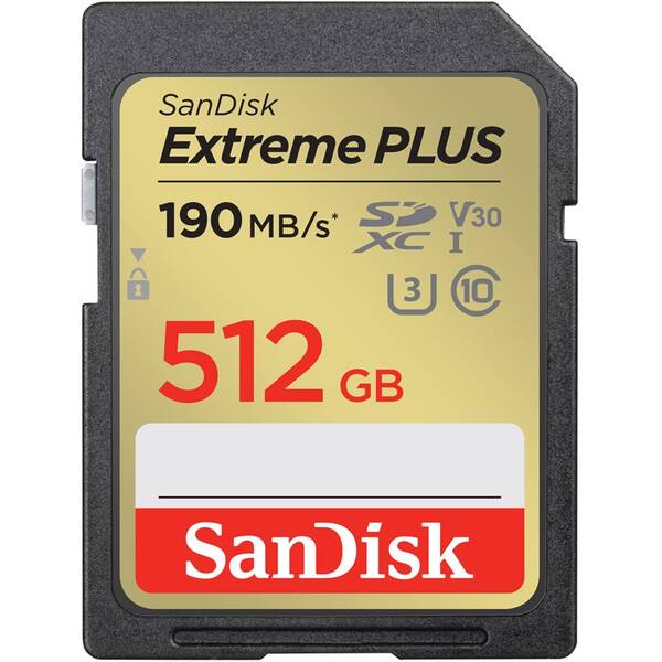 Paměťová karta SanDisk 512GB UHS-I U3 (190R/130W) 
