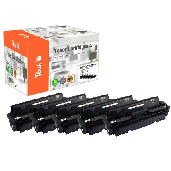 Toner Peach HP 410A, Multi-Pack Plus, 5x2300 stran - CMY 2xBK 
