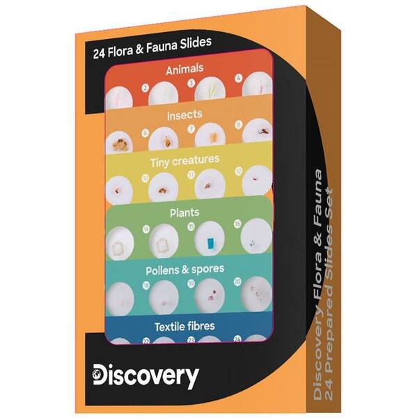 Sada Discovery Flora & Fauna 24 Prepared Slides Set 
