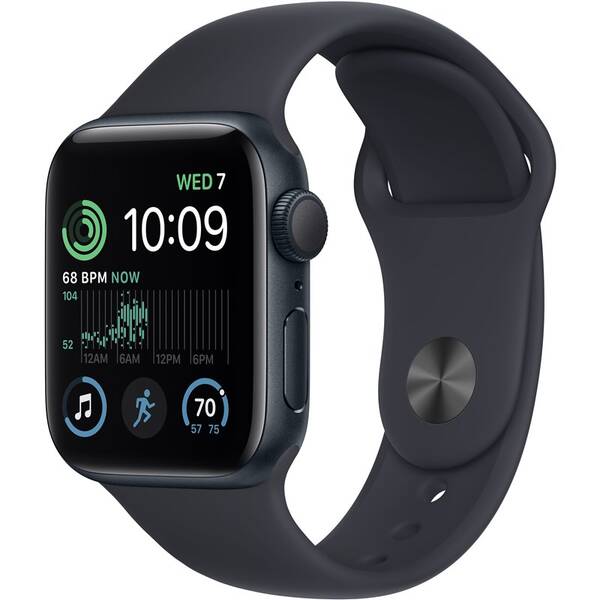 Chytré hodinky Apple GPS 40mm pouzdro z temně inkoustového hliníku - temně inkoustový sportovní řemínek 
