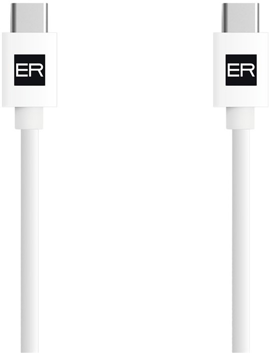 Kabel ER Power USB-C/USB-C 3A 60W - 1,2 m - bílý