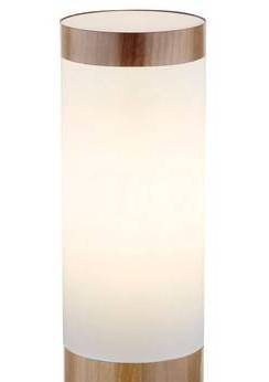 Venkovní svítidlo GLOBO Boston, 45 cm, pohybový senzor - dřevo