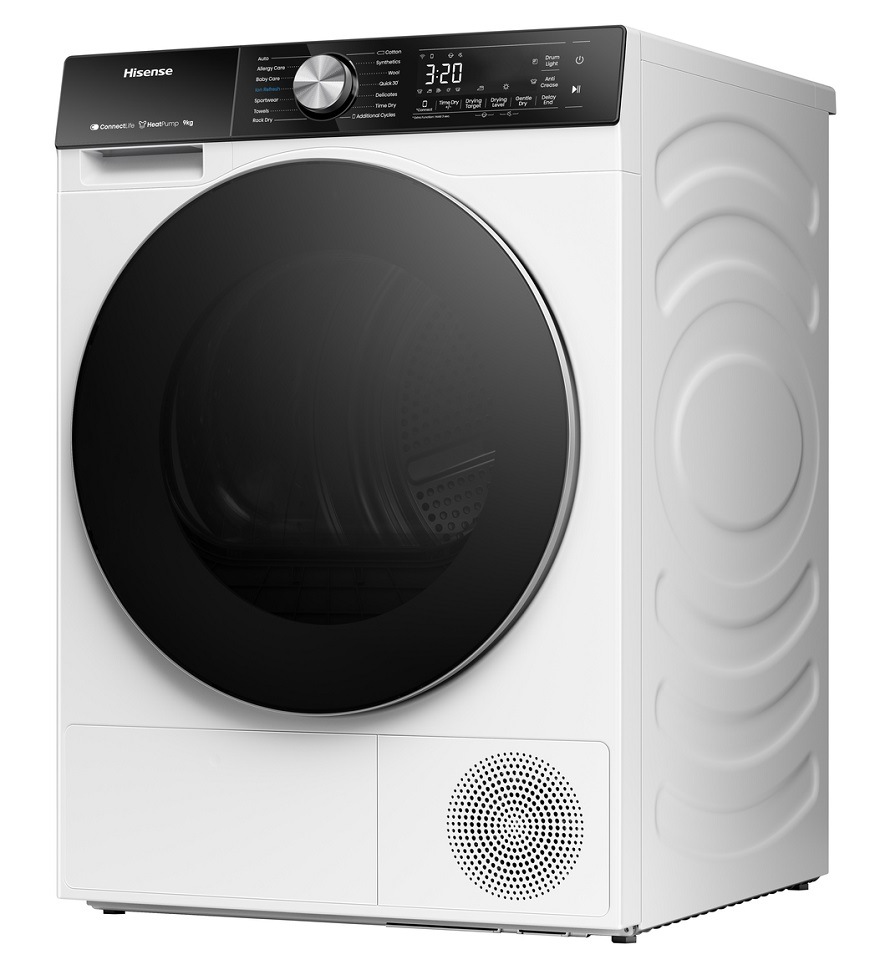 Sušička Hisense EFYDH5S902BW, bílá