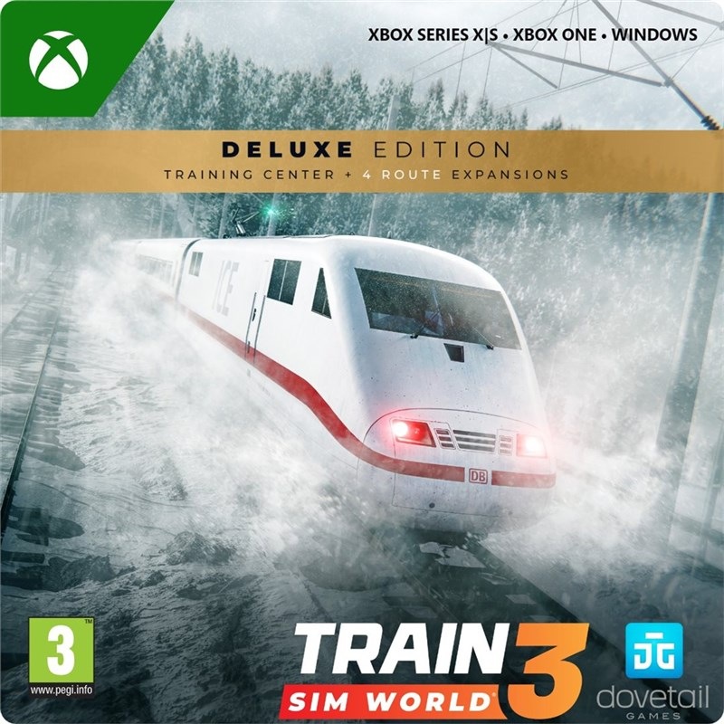 Trains Train Sim World 3 - Deluxe Edition – elektronická licence, Xbox Series / Xbox One / PC