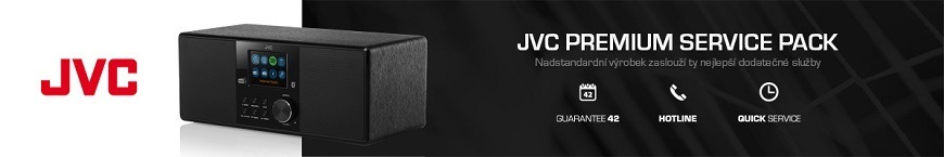 Internetové rádio s DAB+ JVC RA-E814B, prémiový servis