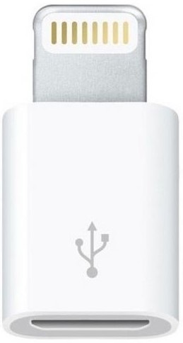 Redukce WG Micro USB/Lightning - bílá