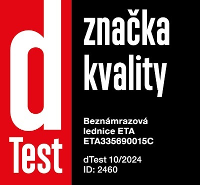 Lednice ETA, ocenění dTest