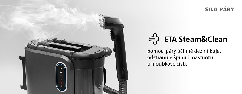 ETA SteamClean, parní síla