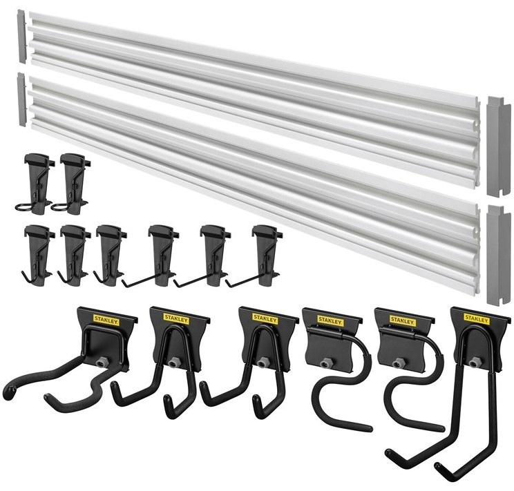 Sada držáků Stanley STST22000-1, 20-dílná Track walls