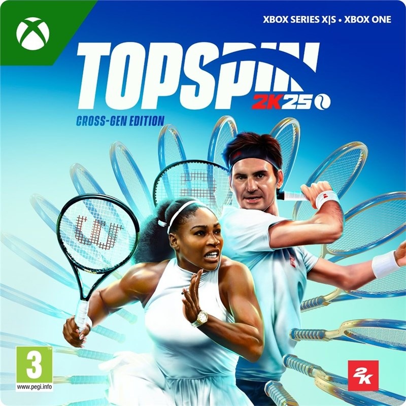 Top Spin 2K25 (Cross-Gen) – elektronická licence, Xbox Series X|S / Xbox One
