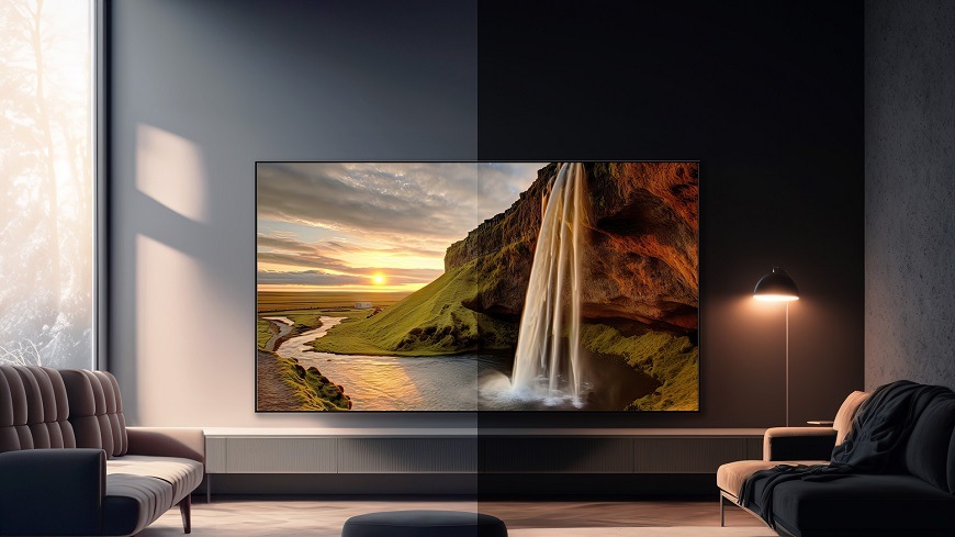 Televize Hisense 55U6NQ, Total Ambient Adaptive