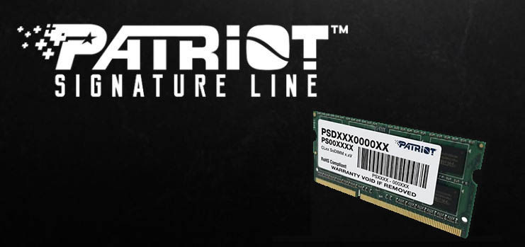 SO-DIMM Patriot Signature Line DDR3