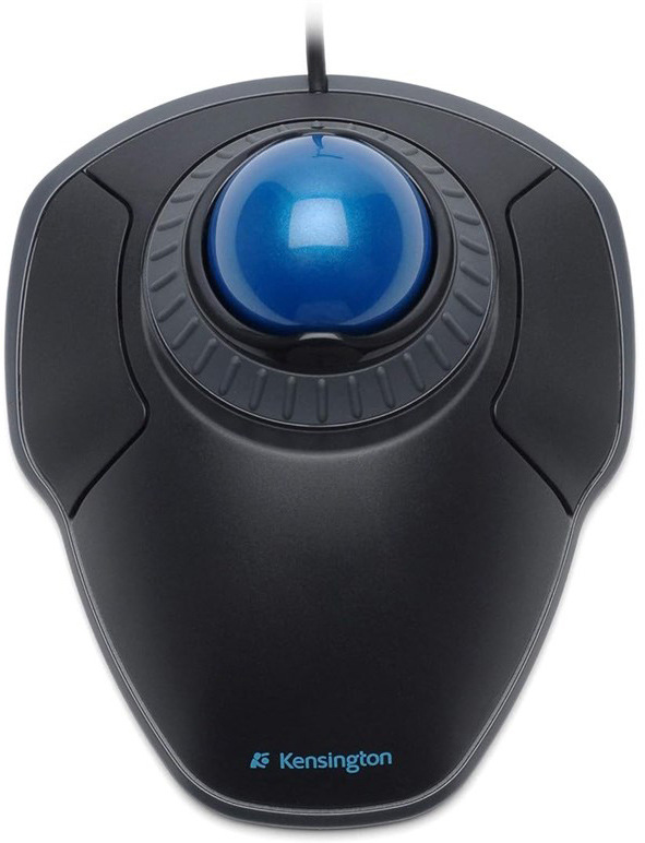  Trackball KENSINGTON Trackball Orbit Scroll Ring optická/ - černá/modrá