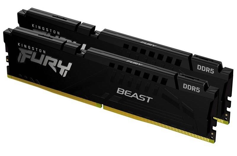 DIMM Kingston FURY Beast Black 32 GB (2× 16 GB) (KF568C34BBK2-32)
