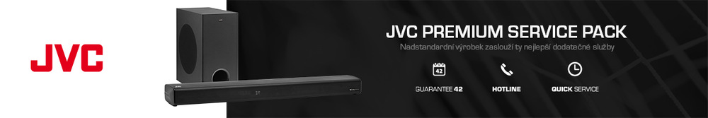 Soundbar JVC TH-E534B, prémiový servis