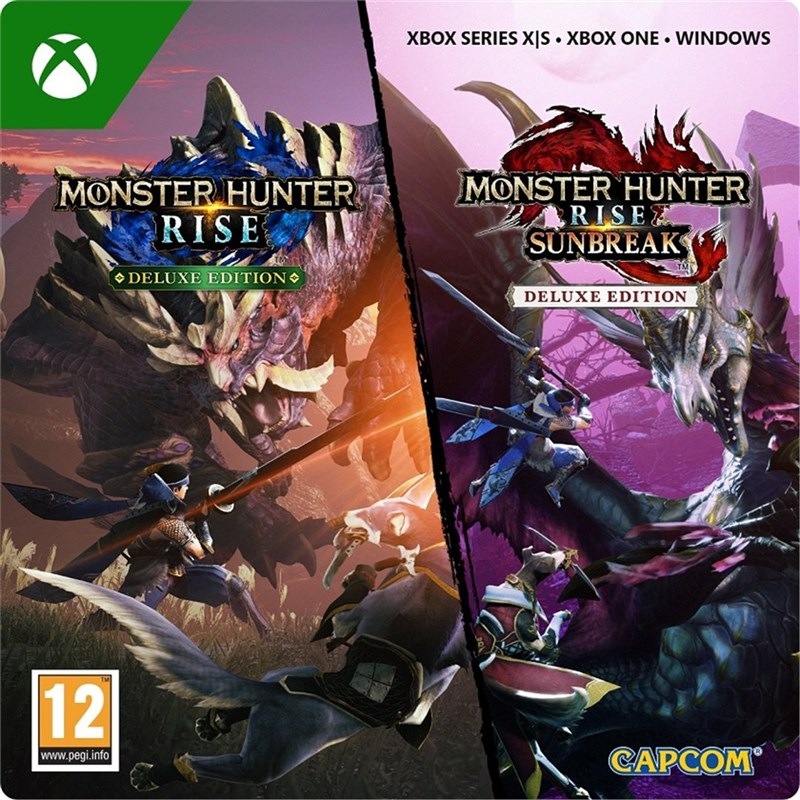 Monster Hunter Rise + Sunbreak - Deluxe Edition – elektronická licence, Xbox Series / Xbox One / PC