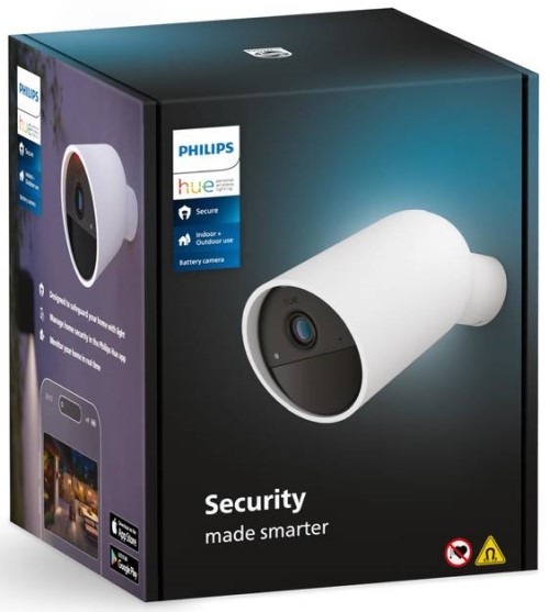 IP kamera Philips Hue Secure Cam Battery - bílá