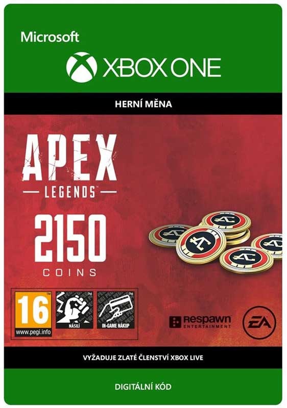 Apex Legends: 2150 Coins – elektronická licence, Xbox One