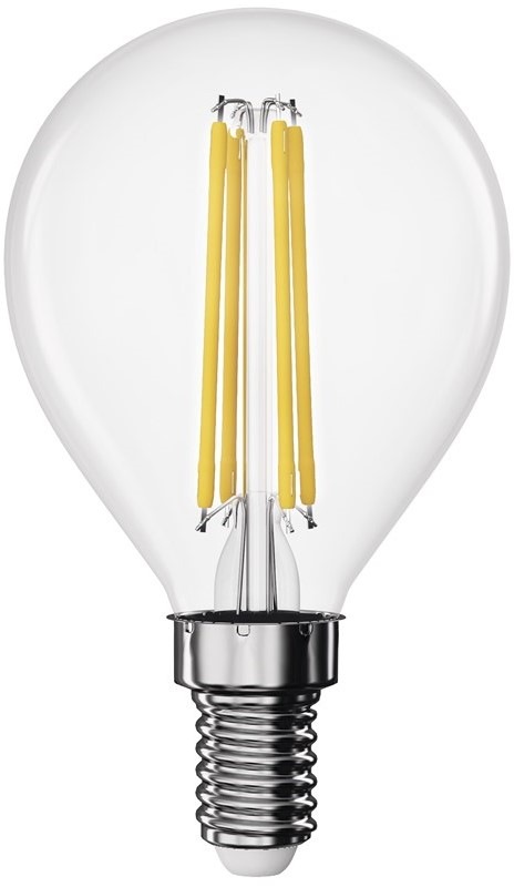 Žárovka LED EMOS Filament Mini Globe, 3,4 W, E14, neutrální bílá