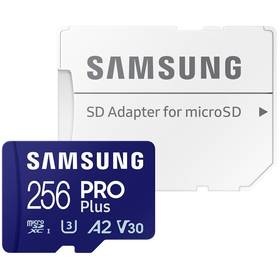 Paměťová karta Samsung PRO Plus MicroSDXC 256GB + SD adapter (MB-MD256SA/EU)