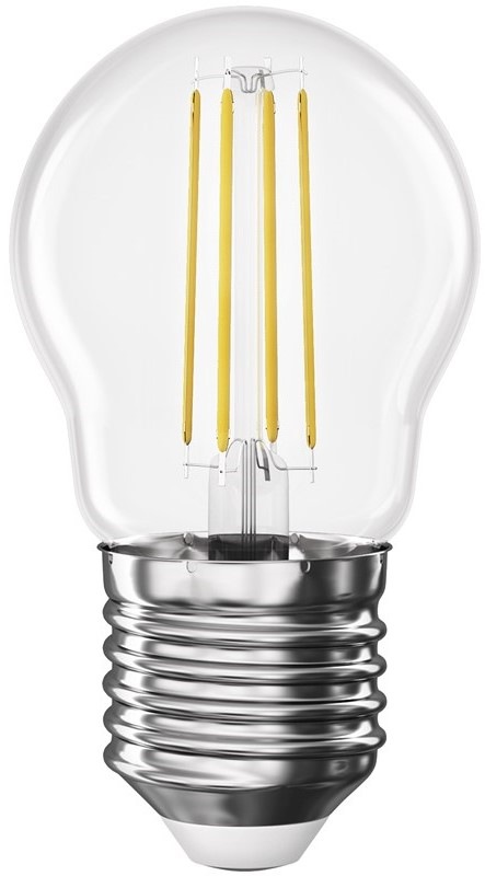 Žárovka LED EMOS Filament Mini Globe, 3,4 W, E27, teplá bílá