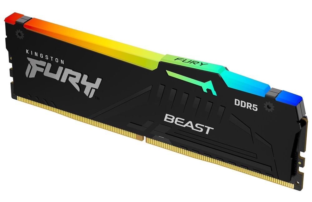 DIMM Kingston FURY Beast Black RGB XMP 32 GB (1× 32 GB) (KF560C30BBA-32)