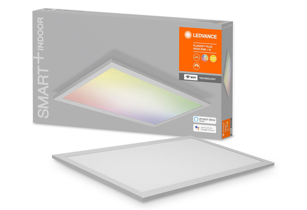 LEDVANCE SMART+ Planon Plus Multicolor 600×300, bílá