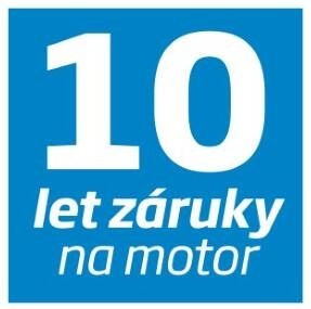 Prodloužená záruka 10 let na motor