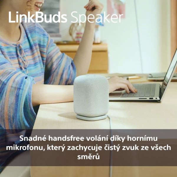 Přenosný reproduktor Sony LinkBuds Speaker, černý