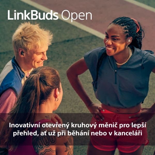 Sluchátka Sony LinkBuds Open - černá