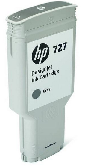 HP 727, 300 ml (F9J80A) šedá