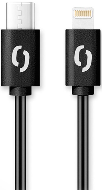 Kabel Aligator Power USB-C/Lightning, 30W, 3A, 1,5m - černý