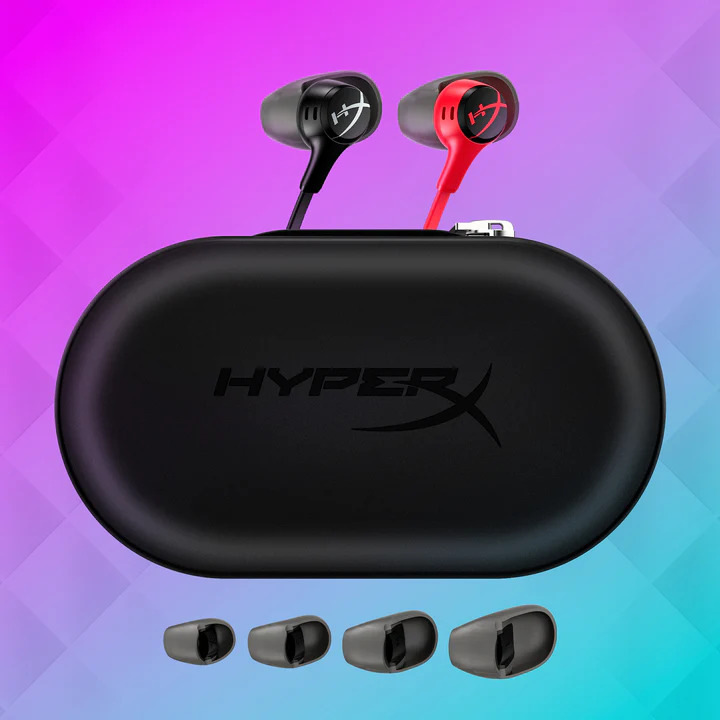 HyperX Cloud Earbuds II, červená