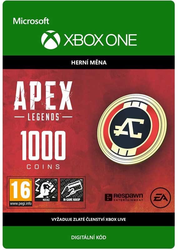 Apex Legends: 1 000 Coins – elektronická licence, Xbox One