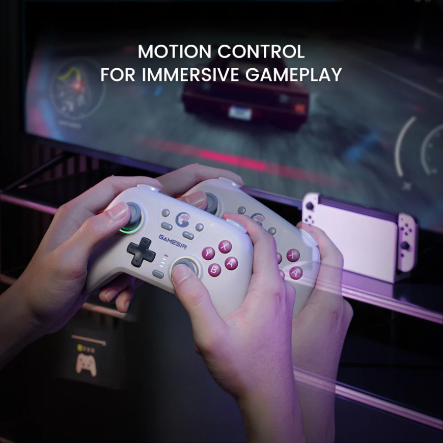 GameSir Nova MultiPlalform Gaming Controller RW, bílá