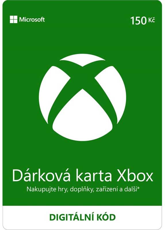 Xbox dárková karta 150 Kč